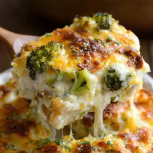 French Onion Broccoli Cheese Casserole