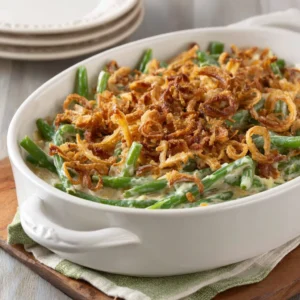 Green Bean Casserole with Cream Cheese