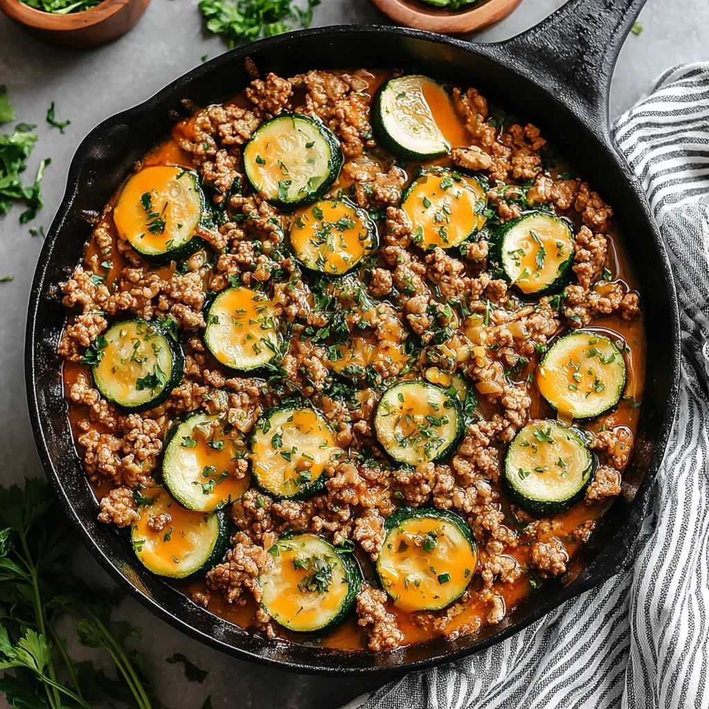 The Ultimate One-Pan Ground Turkey and Zucchini Skillet: Healthy, Quick, and Flavor-Packed