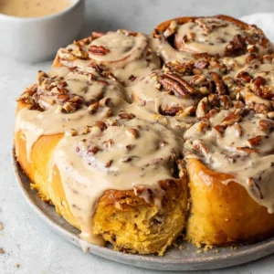 Pumpkin Cream Cheese Cinnamon Rolls