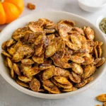 Roasted Pumpkin Seeds with Cinnamon Sugar