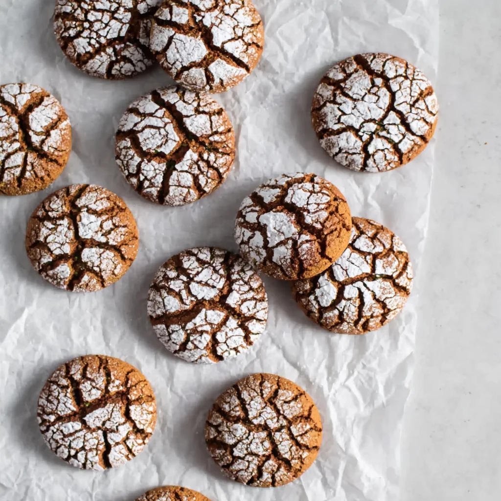 Soft and Spiced Gingerbread Crinkle Cookies: The Ultimate Chewy Holiday Delight