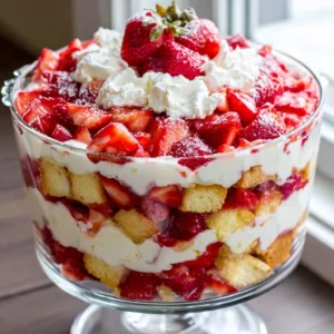 Strawberry Cheesecake Trifle
