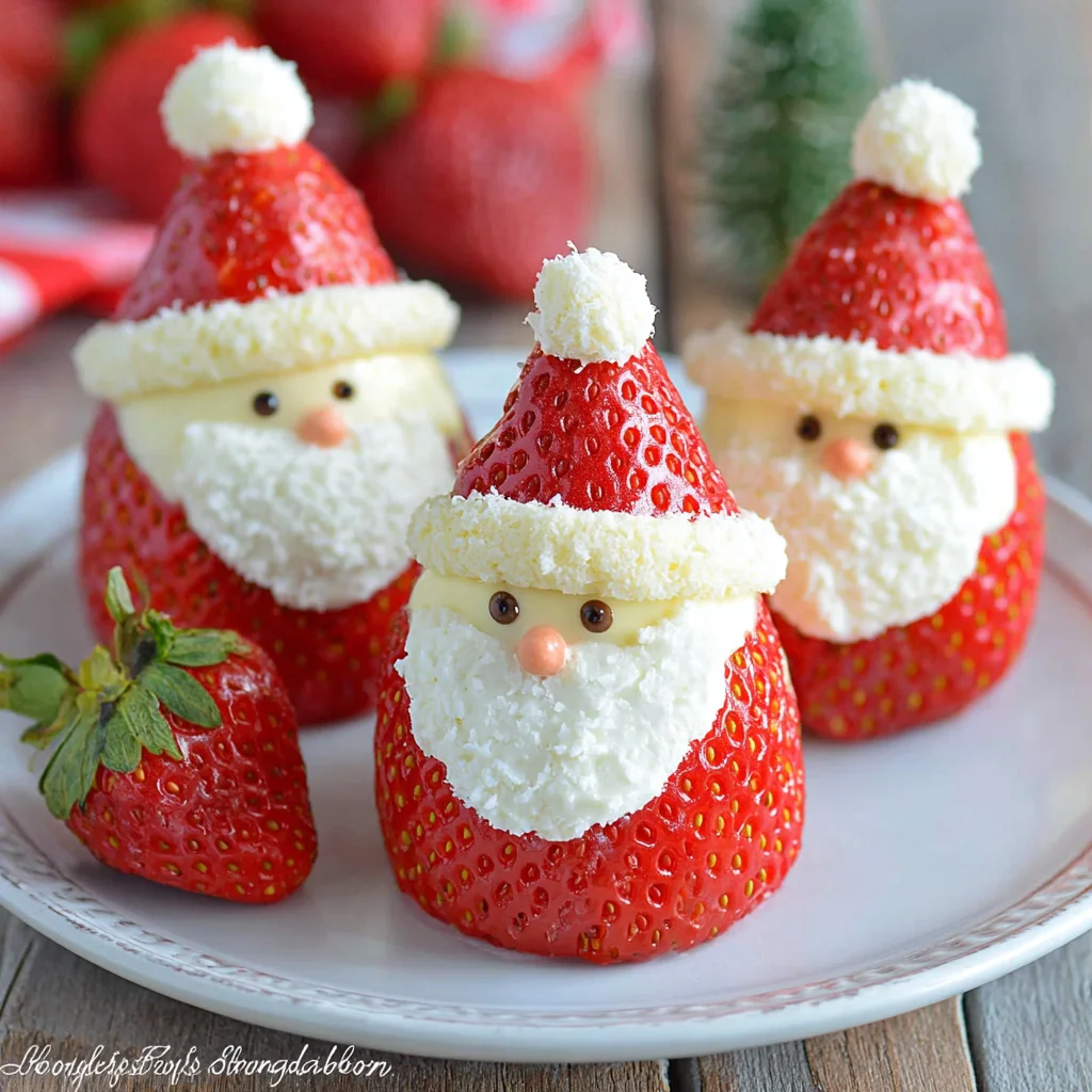 Strawberry Santas: The Cutest Christmas Treat