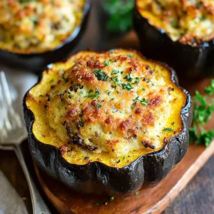 Stuffed Baked Acorn Squash