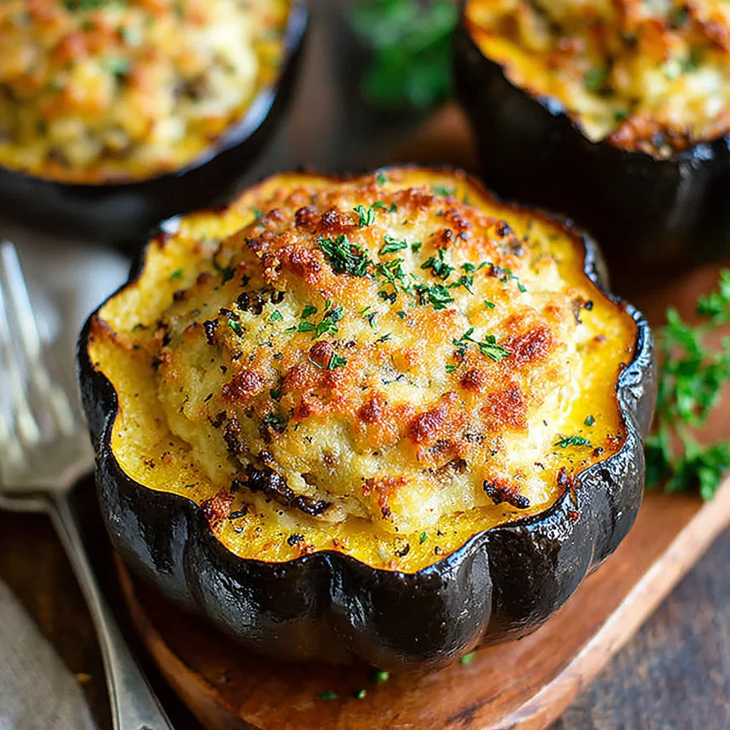 Stuffed Baked Acorn Squash