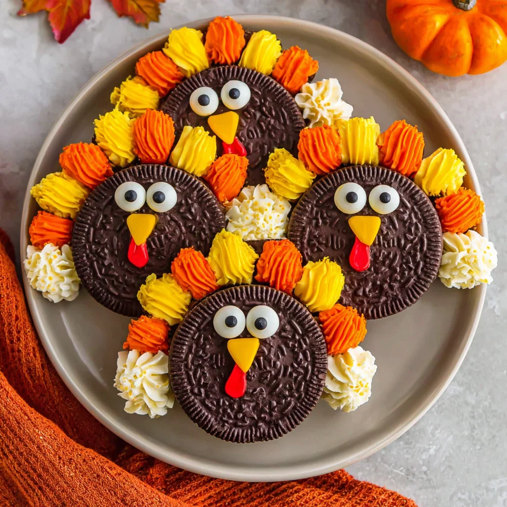 Thanksgiving Oreo Turkey Cookies