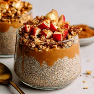 Apple Crumble Chia Pudding