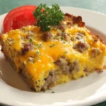 Cheesy Sausage Breakfast Casserole
