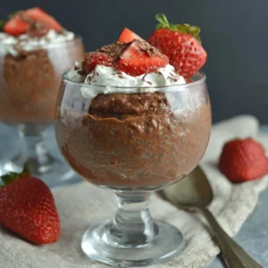 Chocolate Chia Protein Pudding