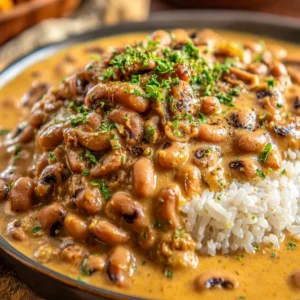 Creamy Southern Black Eyed Peas