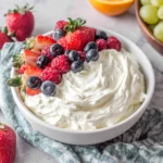 Creamy Vanilla Fruit Dip