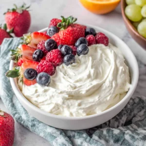 Creamy Vanilla Fruit Dip