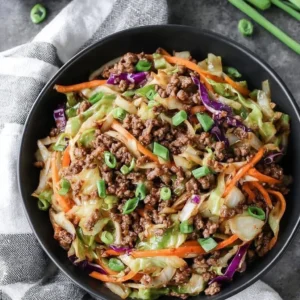 High Protein Egg Roll In A Bowl