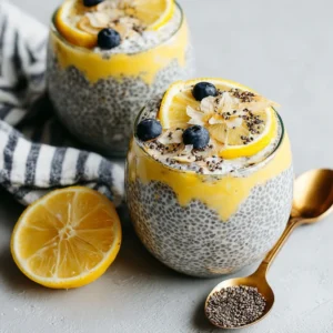 Lemon Cream Chia Pudding