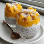 Mango Coconut Chia Seed Pudding