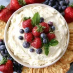 Marshmallow Cream Cheese Fruit Dip