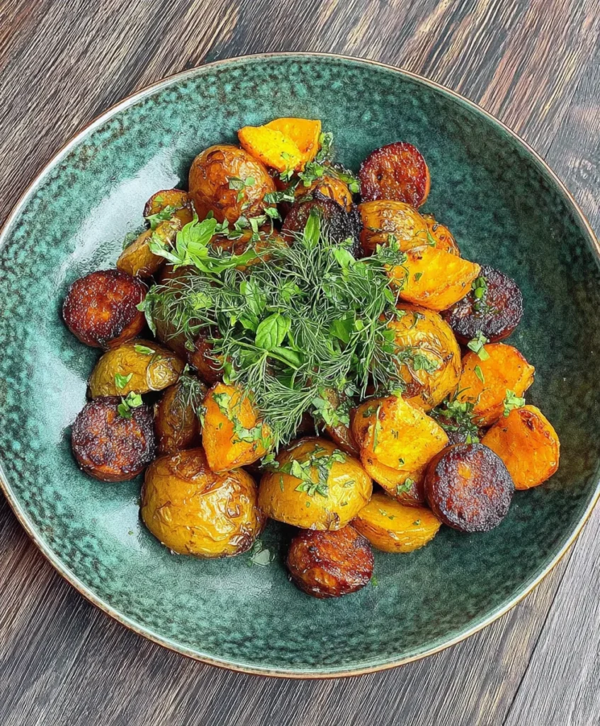 Crispy chorizo potatoes
