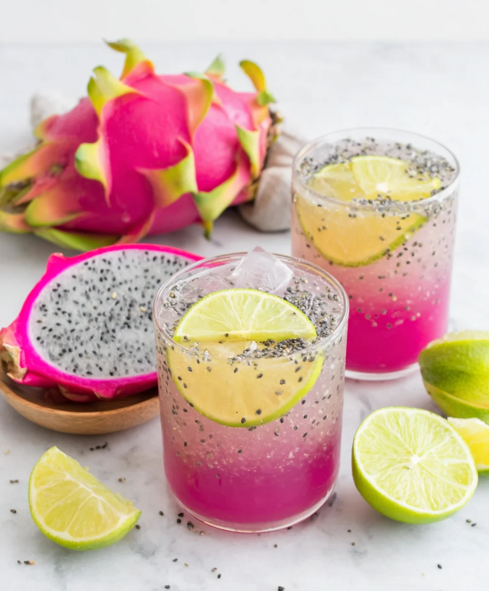 Dragonfruit Lemongrass Cocktail