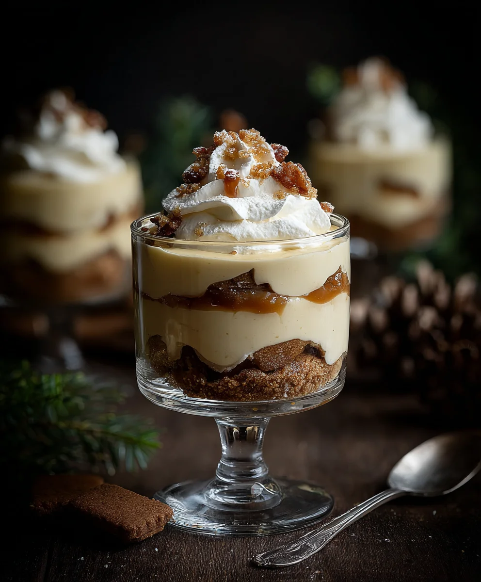 Gingerbread and Caramel Trifle