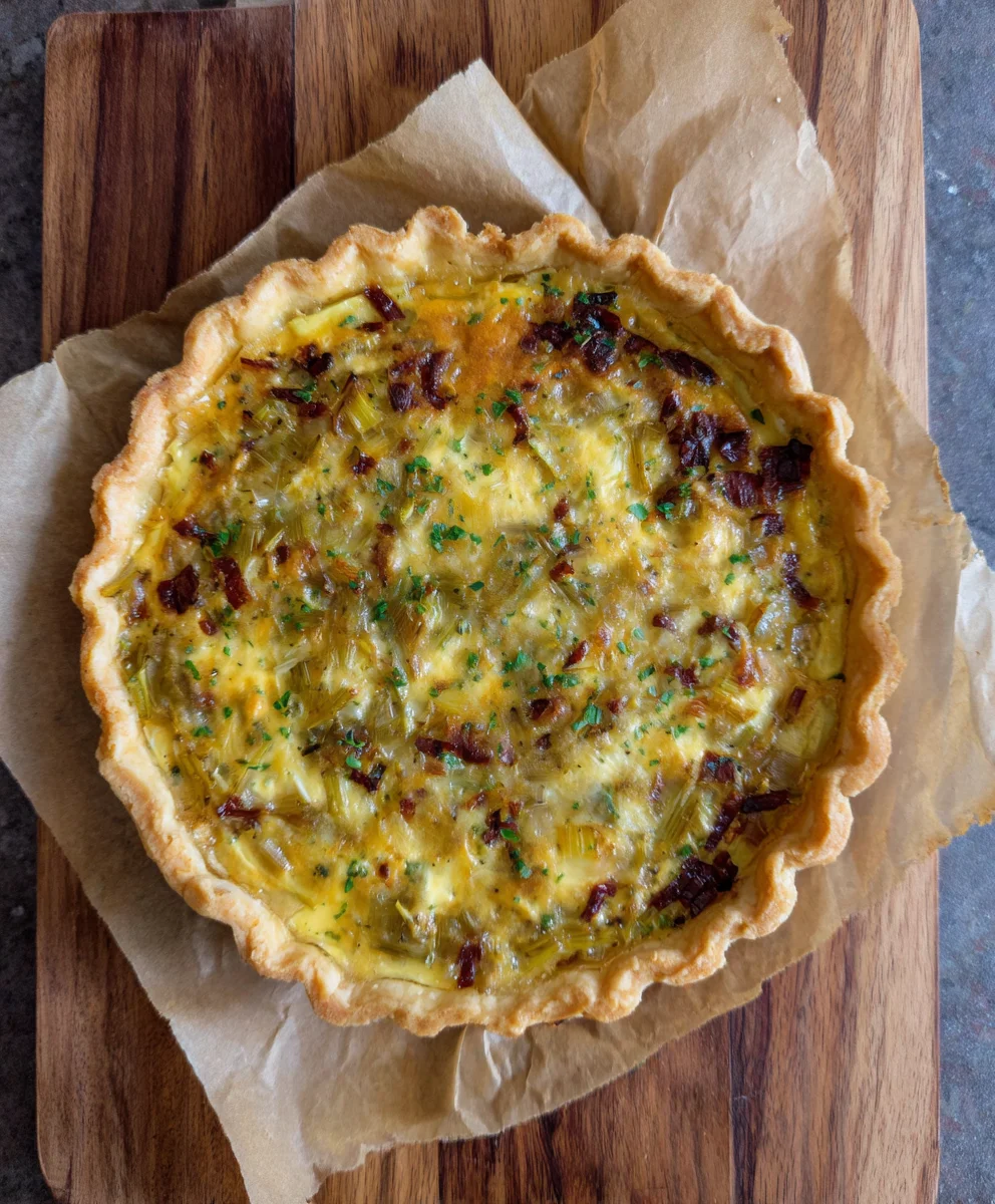 Leek and Camembert Tart