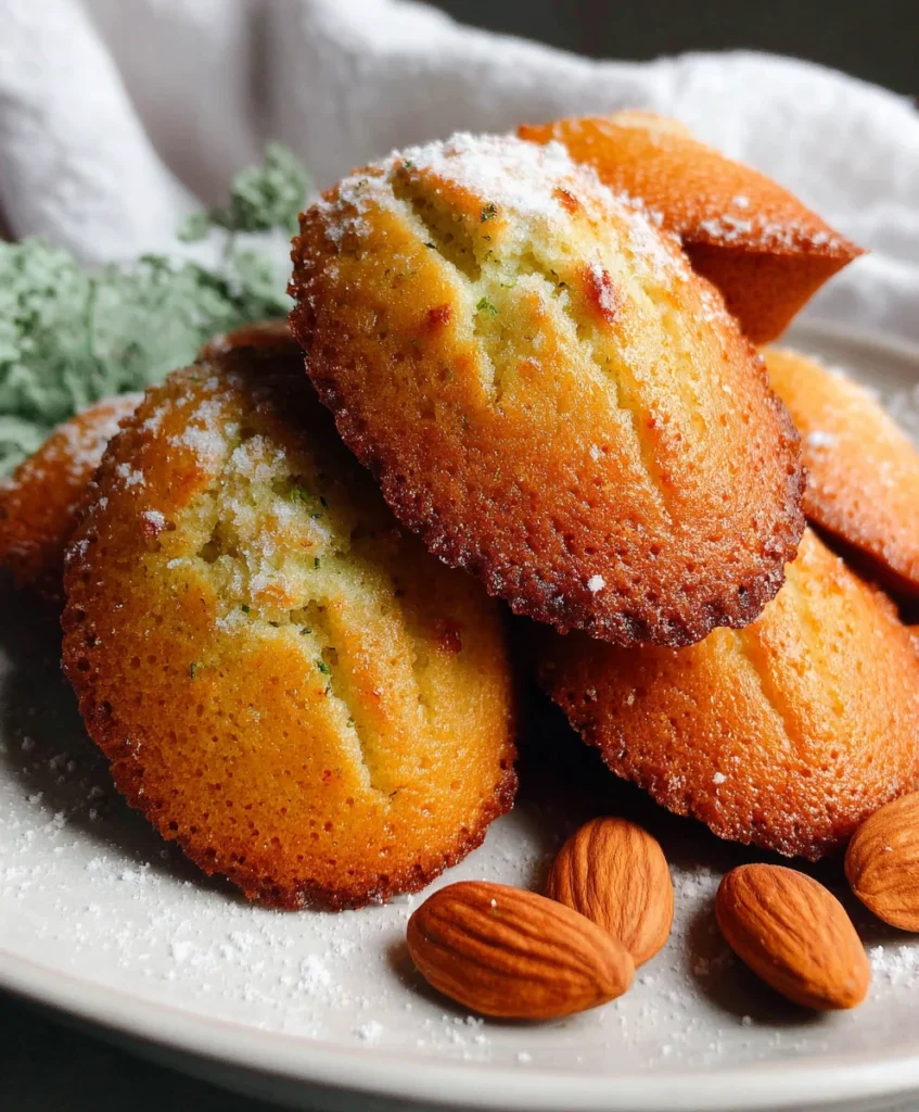 Lemon and almond teacakes