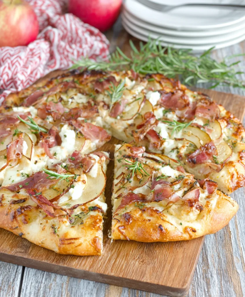 Pear and Prosciutto Pizza
