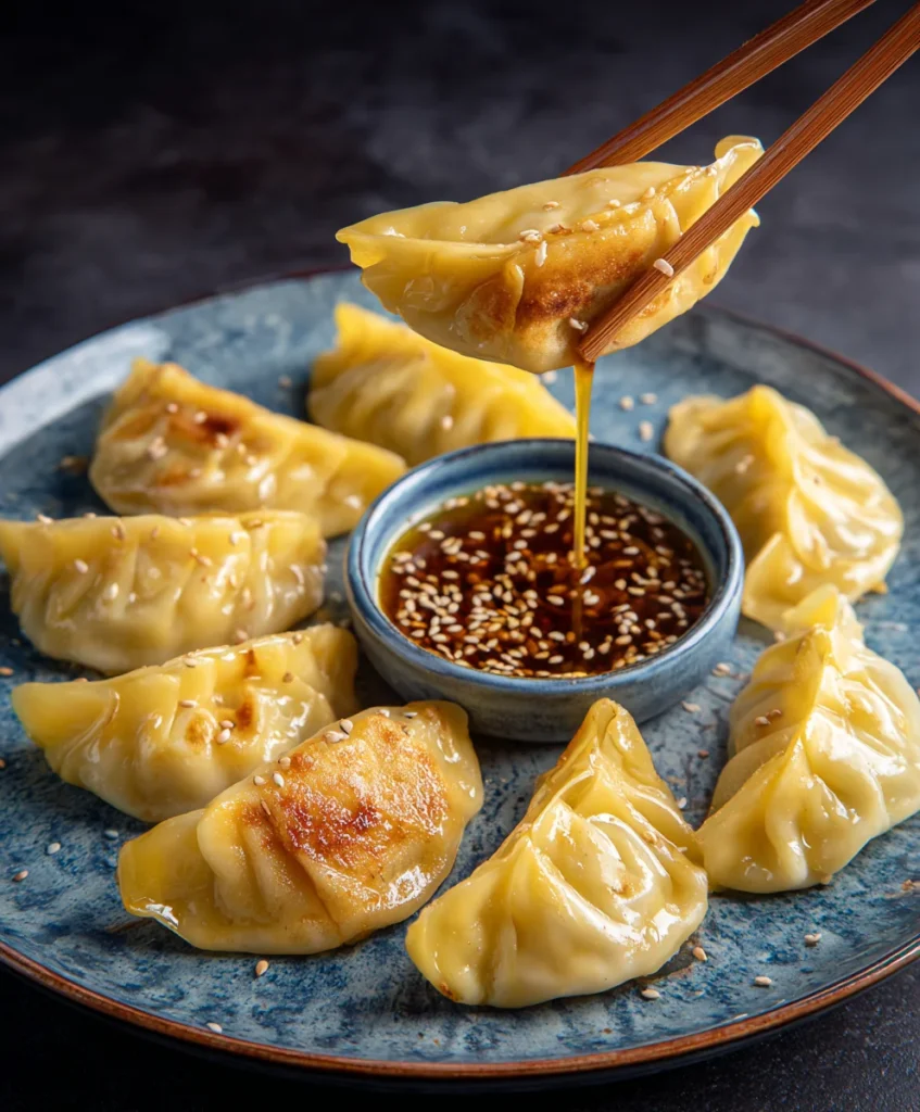 Potstickers with Sesame Sauce