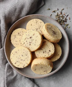 Sumac and cardamom shortbread