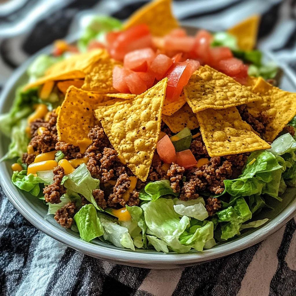 Crunchy Dorito Taco Salad Recipe