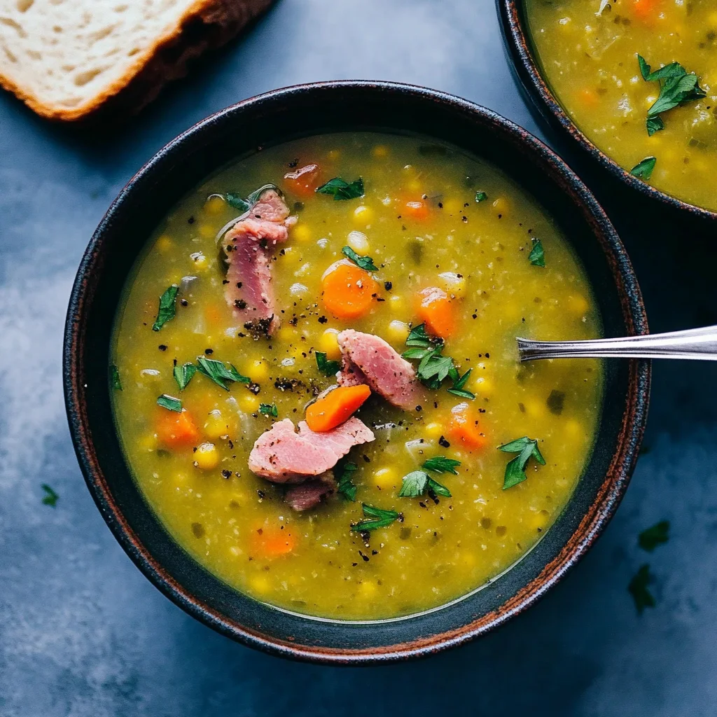 Hearty Split Pea Soup Recipe (Comforting and Nutritious!)