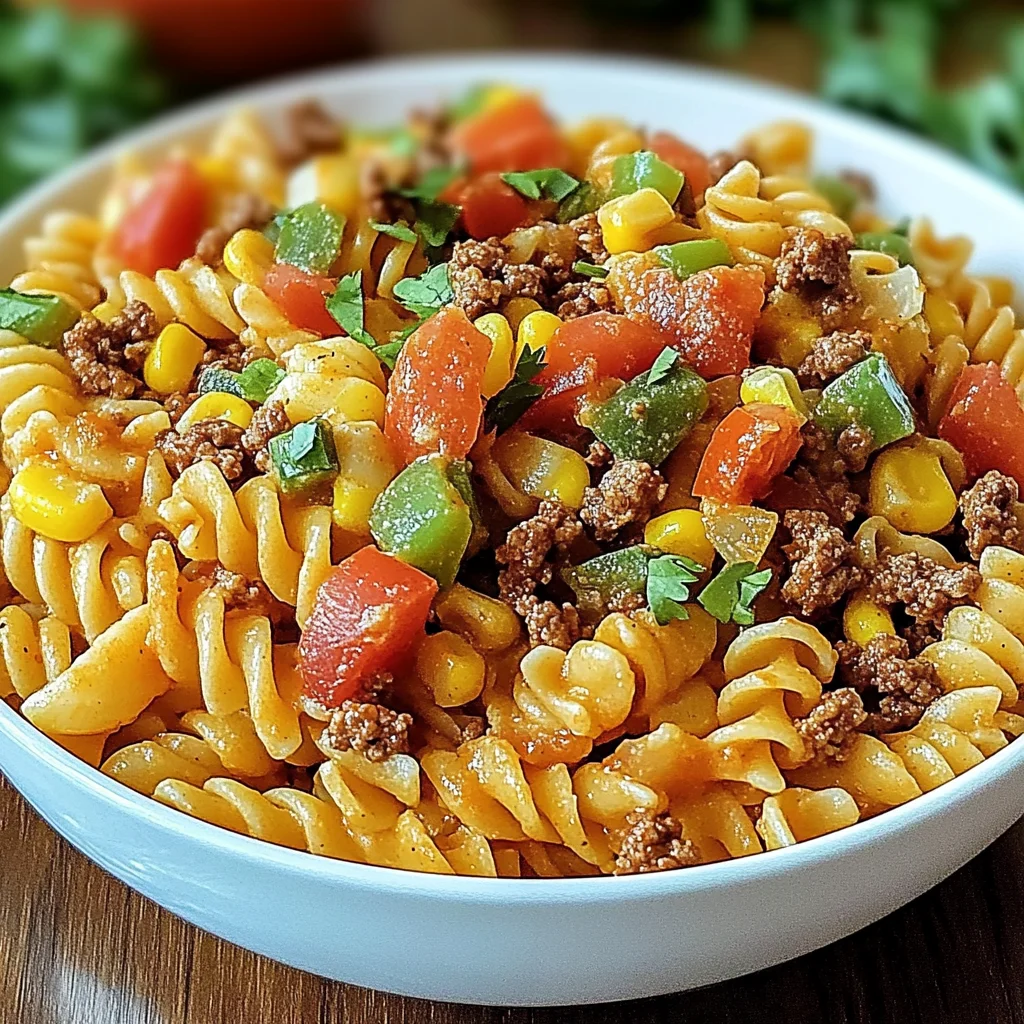 Taco Pasta Salad with Doritos Crunch Recipe