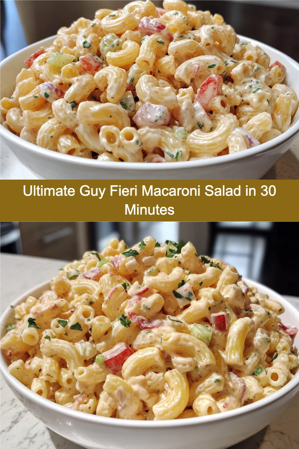 Ultimate Guy Fieri Macaroni Salad in 30 Minutes