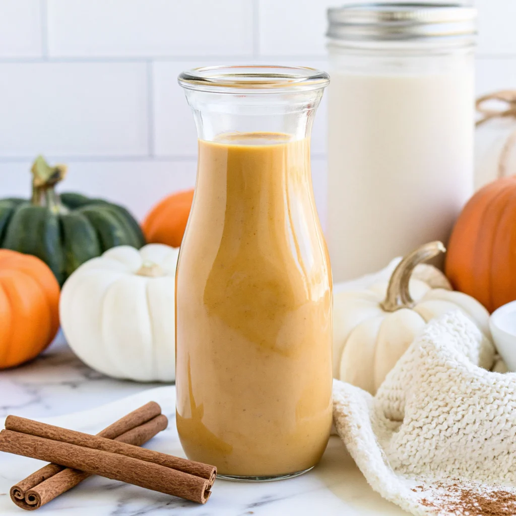 Cinnamon Pumpkin Oat Milk Creamer Recipe (Vegan & Dairy-Free)
