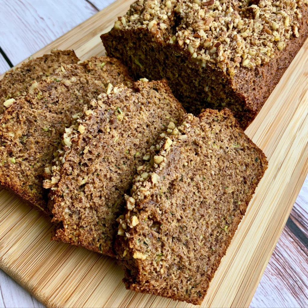 Cinnamon Spiced Moist Zucchini Bread Recipe