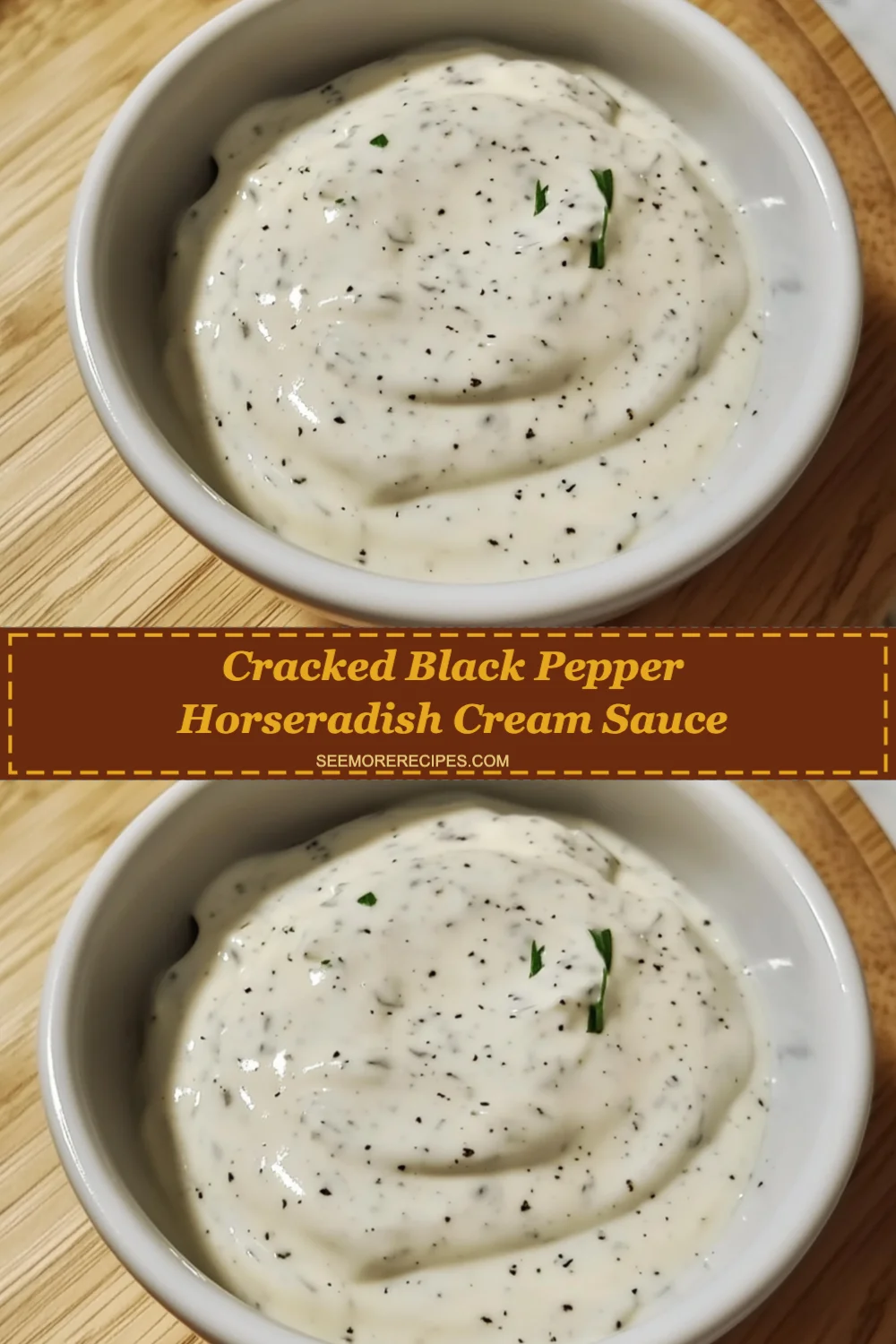 Elevate Your Dishes with Cracked Black Pepper Horseradish Cream Sauce Recipe!