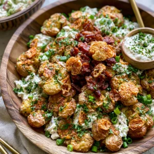 Crispy Smashed Potato Salad Recipe
