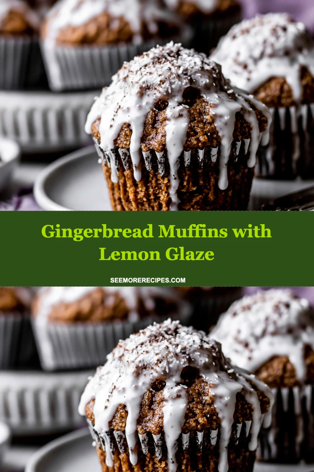 Delicious Gingerbread Muffins with Lemon Glaze: A Festive Treat for Every Occasion!