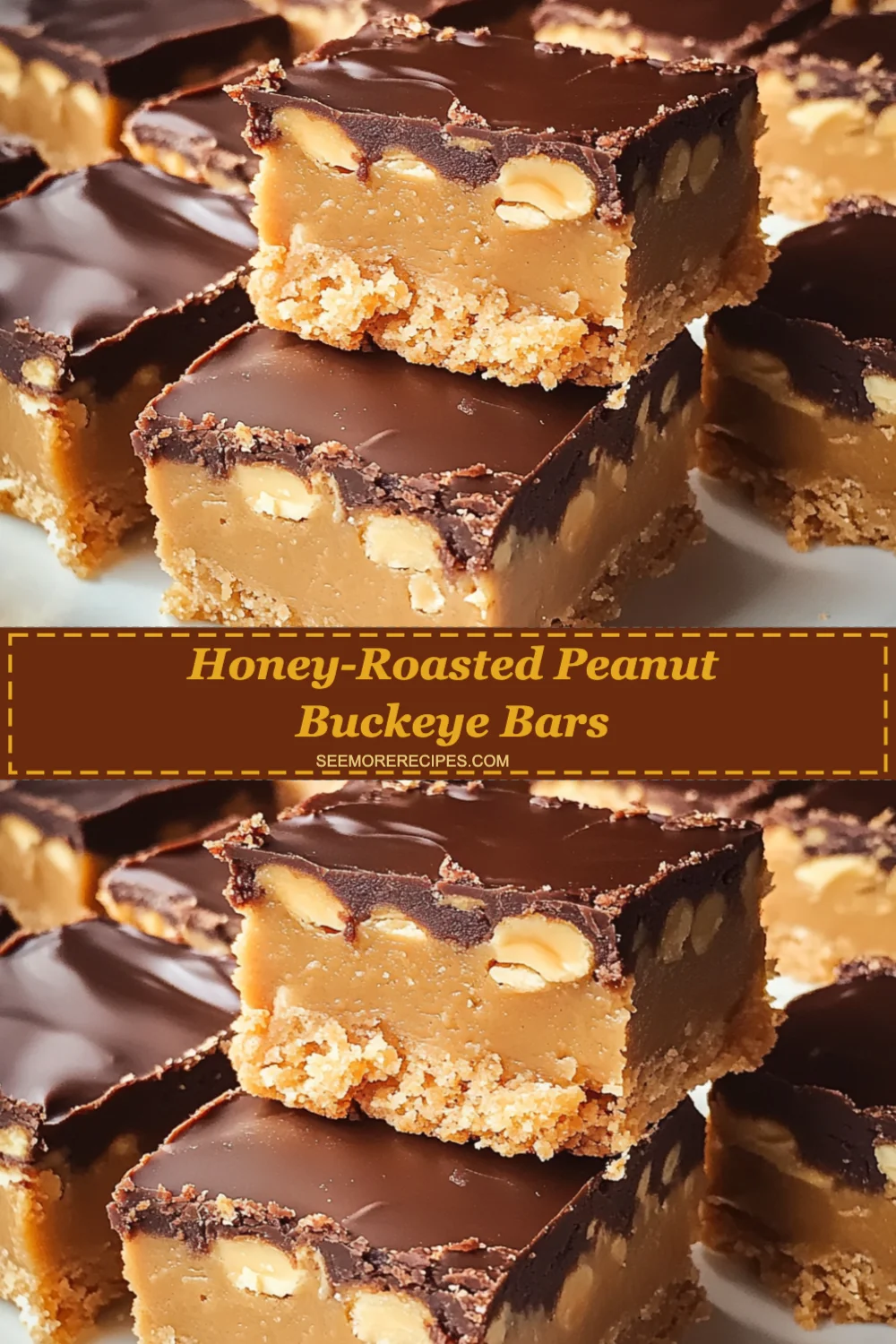 Irresistible Honey-Roasted Peanut Buckeye Bars: No-Bake Recipe You Must Try!