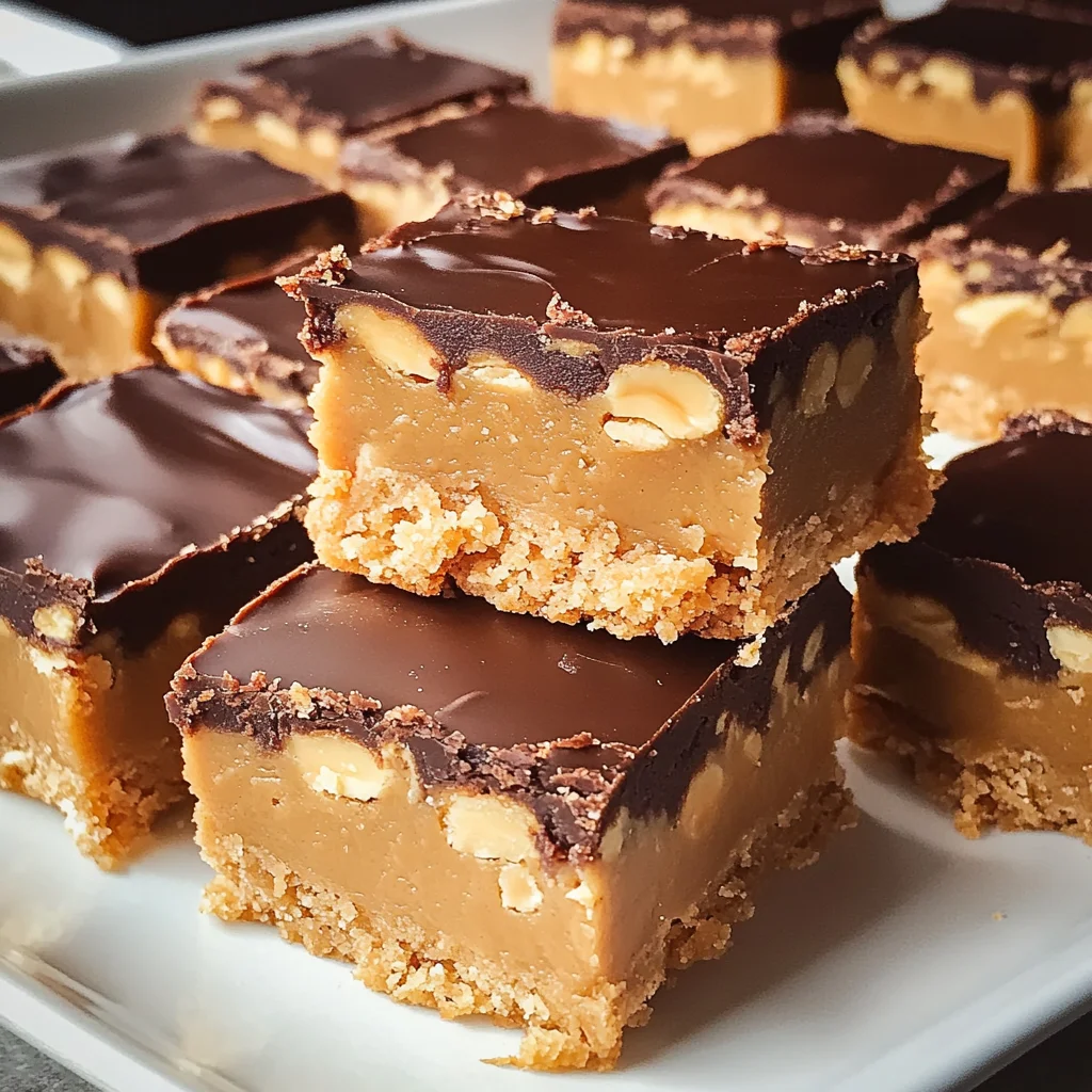 Honey-Roasted Peanut Buckeye Bars Recipe (No Baking Required!)