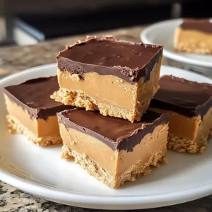No-Bake Peanut Butter Buckeye Bars Recipe