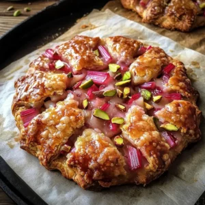 Rhubarb and Pistachio Galette Recipe (Rustic and Delicious!)