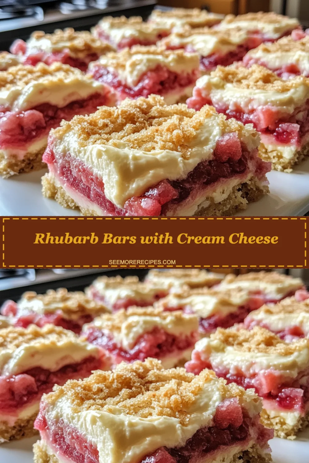 Delicious Rhubarb Bars with Cream Cheese: A Must-Try Spring Dessert Recipe!